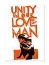 Unity In Our Love Of Man Motivational Poster 1970 Print