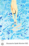 Olympishe Spiele Munchen Diving Poster 1972