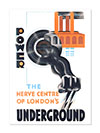 Power The Nerve Centre Of London Underground Poster By Edward MC Knight Kauffer 1931 Print