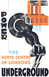Power The Nerve Centre Of London Underground Poster By Edward MC Knight Kauffer 1931