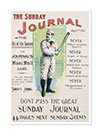 The Sunday Journal Advertising Poster 1896 Print