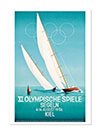 Xi Olypische Spiele Seglen Kiel Olympic Sailing Race Poster By Ottomar Anton 1936 Print