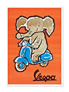 Vespa Scooters Advertising Poster By Sandro Scarsi 1959 Print