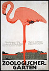 Zoologischer Garten Berlin Pink flamingo-poster-by-julius-klinger-1910