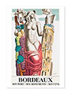 Bordeaux Art Deco Travel Advertising Poster By Jean Dupas 1937 Print