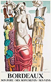Bordeaux Art Deco Travel Advertising Poster By Jean Dupas 1937