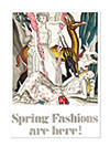 Spring Fashions Are Here Art Deco Poster By Jean Dupas 1921 Print