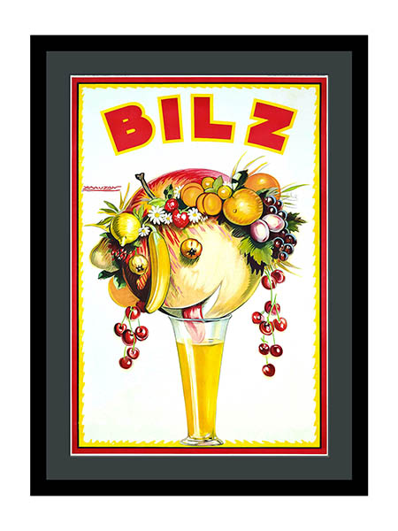 Bilz Fruit Drink Advertising Poster By Achille L Mauzan 1929