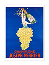 Champagne Joseph Perrier Advertising Poster By J Stall 1929 Print