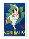 Contratto Canelli Sparkling Wine Poster By Leonetto Cappiello 1925 Print