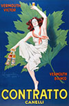 Contratto Canelli Sparkling Wine Poster By Leonetto Cappiello 1925