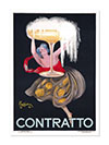 Contratto Champagne French Advertising Poster By Leonetto Cappiello 1922 Print
