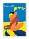 Fou De Soif Perrier Advertising Poster By Bernard Villemot 1980 Print