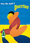 Fou De Soif Perrier Advertising Poster By Bernard Villemot 1980