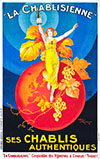 La Chablisienne French Wine Advertising Poster By Henry Le Monnier 1926