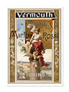 Martini And Rossi Vermouth Di Torino Advertising Poster 1885 Print