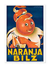 Naranja Bilz Orange Drink Advertising Poster By Achille L Mauzan 1937 Print