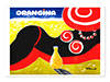 Orangina Drink Advertising Poster By-Bernard Villemot 1980s Print