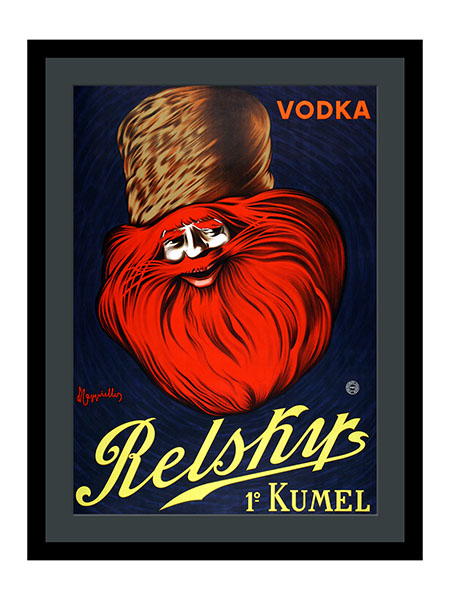 Relsky French Vodka Advertising Poster 1925