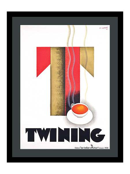 Twining Tea Advertising Poster By Charles Loupot 1930