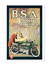BSA Motorcycles Advertising Poster 1926 Print