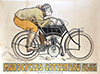 Motocycles Cottereau Advertising Poster By Rene Vincent French 1905