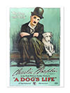 A Dogs Life Starring Charlie Chaplin Movie Poster 1918 Print