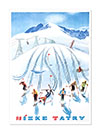 Jasna Nizke Tatry Slovak Ski Resort Poster By V Rubasta 1951 Print