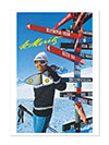 St Moritz Ski Resort Advertisment Poster By Rutz 1970 Print