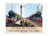 All Clear For The Guns Steam Train British Railways Advertising Poster By Leslie Carr 1942 Print