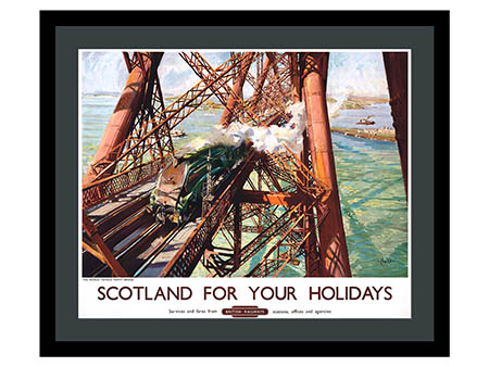Scotland For Your Holidays Steam Train Advertising Poster By Terence Cuneo 1952