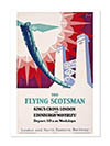 The Flying Scotsman Steam Train Advertising Poster By Greiwirth 1928 Print