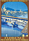 Florence Travel Poster By Roger Broders 1921