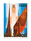 Riva Torbole Lago Di Garda Italy Travel Poster By Giuseppe Riccobaldi 1936 Print
